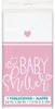 Kunststoff-Tischdecke Baby Shower rosa 137 x 213 cm für Produktbild-Vorschau 1