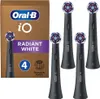 A package of Oral-B iO Radiant White toothbrush heads, with four brush heads displayed next to the packaging. Anteprima dell’immagine prodotto