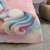 Traumschlaf Bettwäsche Einhorn und Mond multi 135x200 cm + Produktbild-Vorschau 4