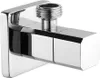 Aloni Eckregulierventil Eckventil Quadro 1/2" x 3/8" Produktbild-Vorschau 1