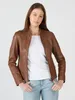 Mustang Lederjacke Blanca Damen cognac 3XL Produktbild-Vorschau 4