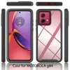 Moto G84 Hülle, Bumper mit Eingebautem Displayschutz Produktbild-Vorschau 2