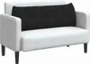 vidaXL Rücken Kissen Schwarz 140 x 24 x 50 cm Stoff Produktbild-Vorschau 3