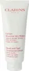 A white tube of Clarins Hand and Nail Treatment Cream. Produktbild-Vorschau