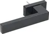 A black aluminum window handle on a white background. Náhľad obrázku produktu