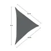 Voile d'ombrage triangulaire SVITA étanche 160g/m² UV50+ Voir les images du produit 9