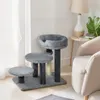 PawHut kattenladder, 3-traps huisdierenladder met bed, Productafbeelding-voorbeeld 8