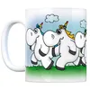 Honeycorns Kaffeebecher mit Einhorn Motiv und Spruch: RUN? Produktbild-Vorschau 3