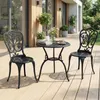 COSTWAY Set di mobili da giardino 3 pezzi, tavolo da Anteprima dell’immagine prodotto 8