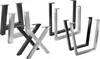 Tischgestell in X-Form, 2er Set, Roheisen lackiert, Produktbild-Vorschau 4