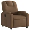 vidaXL Fauteuil relax électrique marron Tissu Voir les images du produit 4
