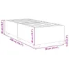 Bettgestell ohne Matratze Dunkelgrau 90x200 cm Stoff Produktbild-Vorschau 9