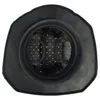 Top-down view of a black air filter with a perforated inner surface. Produktbild-Vorschau