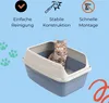 2x Katzenklo Hoher Rand Extra hohe Katzentoilette offen Produktbild-Vorschau 5