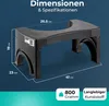BUDDLEY Klappbarer Toilettenhocker Schwarz – Squatty Produktbild-Vorschau 6