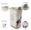 Rotho Cody Dog Pet Food Container 50L Cappuccino/Zand Podgląd zdjęcia produktu 4