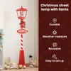 vidaXL Vianočná pouličná lampa s lampášom červená Náhľad obrázku produktu 6
