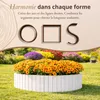 Floranica Bordure de jardin en bois flexible 40 x 200 cm Voir les images du produit 4