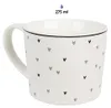 Tazza Clayre & Eef 275 ml Cuori in Vetroceramica bianca Anteprima dell’immagine prodotto 2