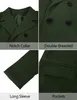 Pánský kabát podzimní zimní dlouhý trenčkot slim fit Náhled obrázku produktu 5