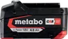 A close-up, side view of a Metabo Li-Power battery pack. Anteprima dell’immagine prodotto