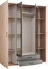 Kleiderschrank HARPER BELLAC BHT 159x197x54 cm braun Produktbild-Vorschau 8