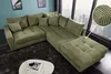 riess-ambiente Modernes Ecksofa KENT 220cm grün Cord inkl. Produktbild-Vorschau 4
