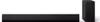 A black soundbar and subwoofer are shown against a white background. Produktbild-Vorschau