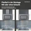 Respekta Kopffreie Schräghaube Numa, Edelstahl, 60 cm Produktbild-Vorschau 8