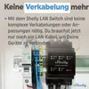 Interruttore Ethernet con 5 Rj45 Shelly Lan Switch Anteprima dell’immagine prodotto 16