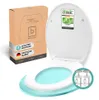 Toiletbrille Antibacterieel Ovaal Wit Duroplast/Roestvrij Produktbild-Vorschau 2