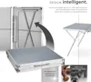 Table pliante en aluminium Jumbo avec poignée de transport Voir les images du produit 3