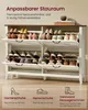 VASAGLE Schuhschrank 4 Klappen, Schuhkipper, freistehendes Produktbild-Vorschau 5