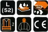 Hoge zichtbaarheid, waterdichte werkjas, geel, maat L Productafbeelding-voorbeeld 7