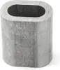 10 x PRESSKLEMME FÜR SEIL 10mm Aluminium Drahtseilklemme Produktbild-Vorschau 1