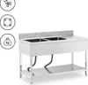 Expondo Royal Catering Dřez - 2 vany - nerezová ocel - 140 Náhled obrázku produktu 1