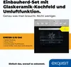 Exquisit EHE 156-2.1 U-Set Einbau-Herd Glaskeramikkochfeld Produktbild-Vorschau 2