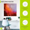 ARTland Poster Abstrakte Komposition - feuriges Rot Größe: Produktbild-Vorschau 3