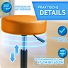 Sgabello rotante TRESKO® con schienale 150 kg | sgabello da Anteprima dell’immagine prodotto 4
