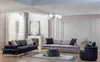 Sofa 4 Sitzer Sofas Schwarz Stoff Wohnzimmer Luxus Modern Produktbild-Vorschau 4