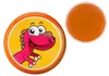 Vliegende Schijffrisbee Met Dinosaurus Oranje 20 Cm Productafbeelding-voorbeeld 1