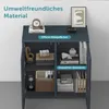 doporro Buffet Commode 100cm Meuble de Rangement Chêne Voir les images du produit 2