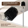 2 Stück klobürste Silikon, WC-Bürste Toilettenbürste Produktbild-Vorschau 5