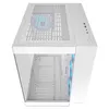 A white computer case viewed from a top-down diagonal angle. Podgląd zdjęcia produktu