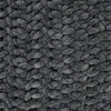 A close-up, textured view of dark gray chenille yarn. Produktbild-Vorschau