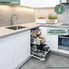 bremermann Teleskopschubladen 2er Set - 40 cm mit Produktbild-Vorschau 2