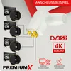 PremiumX PXM-QS Quad 3° Rocket schmal LNB Slim für 4 Produktbild-Vorschau 7