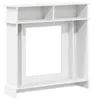 vidaXL Kaminumrandung Weiß 102 x 26 x 100 cm Holzwerkstoff Produktbild-Vorschau 6
