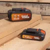 Powerplus 2x20v 5.0/2.5ah Batterie Orange  Orange One Size Produktbild-Vorschau 2