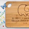 Mr. & Mrs. Panda Holzbrett Wombat - Transparent - Geschenk, Produktbild-Vorschau 3